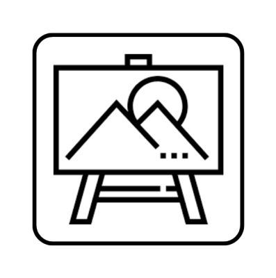 CANVASES AND PAINTING EASELS