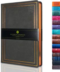 Victoria Тефтер Old Book А5 черен, V1176