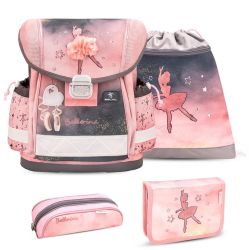 Belmil Комплект раница, несесер и торба за спорт Ballerina Black Pink, 403-13