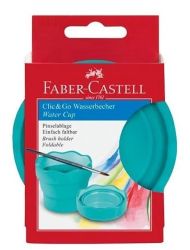 Чаша за рисуване Faber-Castell Clic&Go тюркоаз