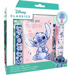 Disney Stitch Комплект таен дневник с химикалка и стикери