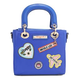 Nicole Lee Чанта Color Patch Neon Blue, 17232