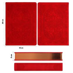 Victoria's Journals Тефтер Old Book А5 червен, V3478