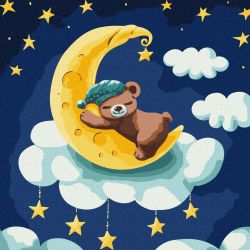 Ideyka Комплект оцветяване по номера - Приказна нощ