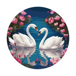 Ideyka Комплект оцветяване по номера - Лебеди