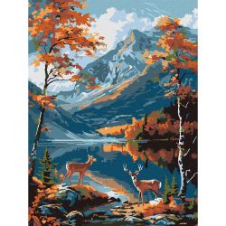 Ideyka Комплект оцветяване по номера - Горска магия