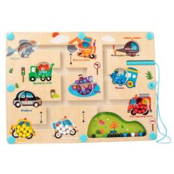 Дървена игра Транспортни средства, 080009
