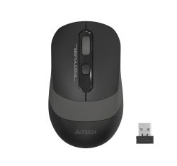 A4Tech Безжична мишка FG10S, черна/сива