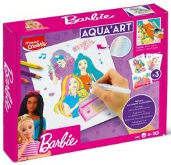 Maped Creativ Комплект рисувай с акварел Barbie Aqua Art 907073