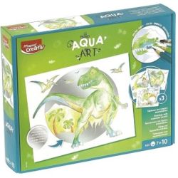 Maped Creativ Комплект рисувай с акварел Dino Aqua Art 907058