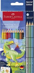 Faber-Castell Цветни моливи Динозавър 10+3 цвята