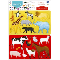 Starpak шаблони за рисуване животни 505506