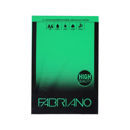 Fabriano цветен копирен картон, A4, 160 g/m2, 50 листа, зелен