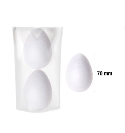 MP Полистиренови яйца за декорация 70 мм/2 броя, PM762