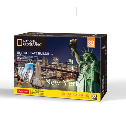 Cubic Fun 3D Пъзел National Geographic Empire State Building, DS0977h