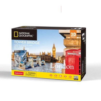 Cubic Fun 3D Пъзел National Geographic London Tower Bridge, DS0978h