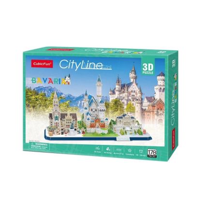 Cubic Fun 3D Пъзел City Line Bavaria, MC267