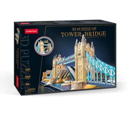 Cubic Fun 3D Led Пъзел Tower Bridge 222 части, L531h