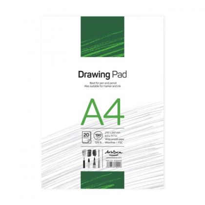 Drasca скицник Drawing Pad 20 листа 190 гр. А4