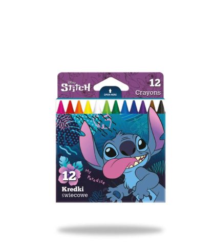 Stitch Восъчни пастели 12 цвята, 54809PTR