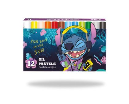 Stitch Маслени пастели 12 цвята