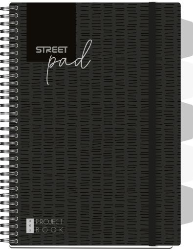 Street тетрадка със спирала Street Pad А4 100 листа МК, 30656