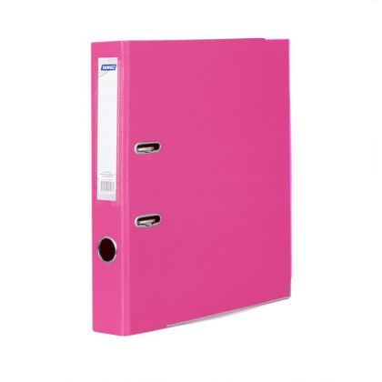Dinel Класьор с метален кант A4 PP 5 см. - розов