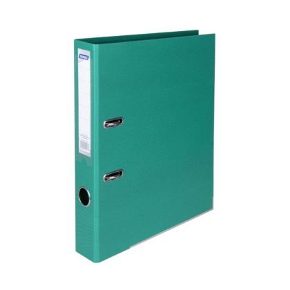 Dinel Класьор с метален кант A4 PP 5 см. - зелен