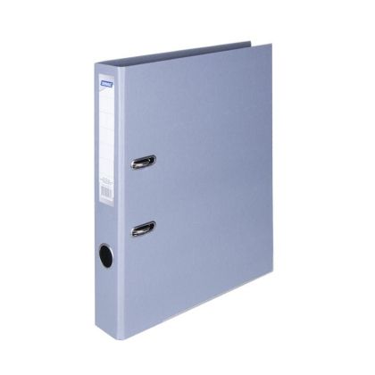 Dinel Класьор с метален кант A4 PP 5 см. - сив