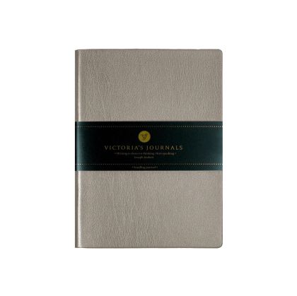 Victoria's Journals Тефтер Smyth Flexy - опушено сив, V7004