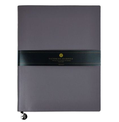 Victoria's Journals Тефтер Smyth Flexy - сив, V8608