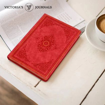 Victoria's Journals Тефтер Old Book А5 червен, V1176