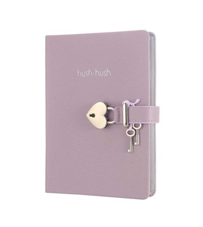 Victoria's Journals Тефтер Secrtet Hush-Hush - светло лилав, V3302