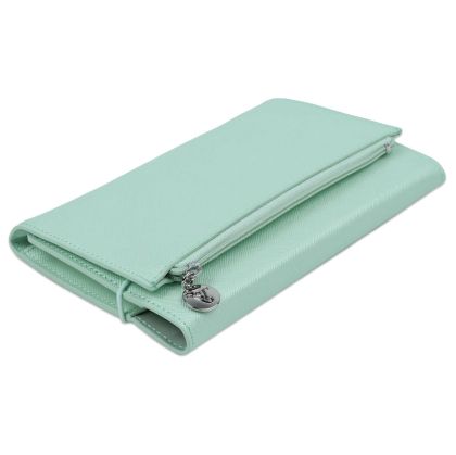 Victoria's Journals Тефтер Zipco Clutch - тюркоаз, V7362