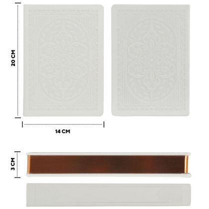 Victoria's Journals Тефтер Old Book А5 бял, V9106