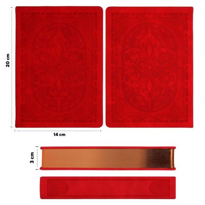 Victoria's Journals Тефтер Old Book А5 червен, V3478