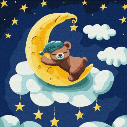 Ideyka Комплект оцветяване по номера - Приказна нощ