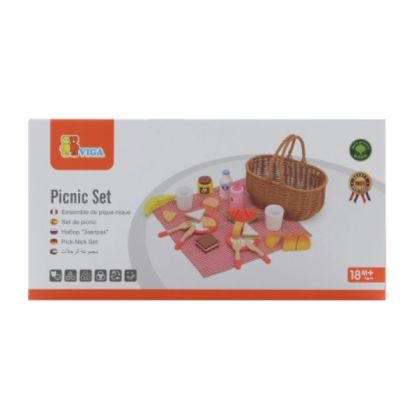 Viga Дървен комплект за пикник, 082884