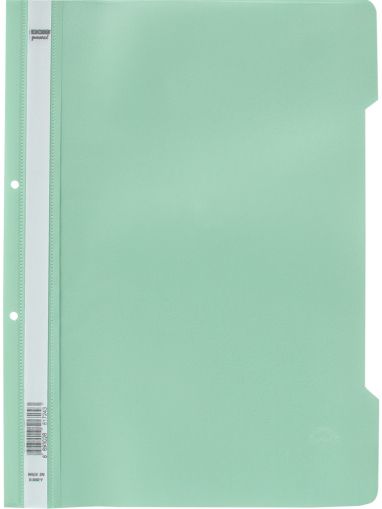 Dosy PVC папка с перфорация, пастел мента, пакет 50 броя