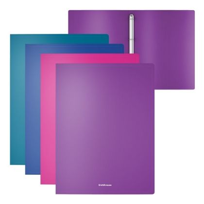 Erich Krause Класьор с 4 ринга А4 Matt Vivid, микс