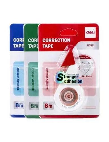 Deli Безшумен коректор лента 5 мм / 8 метра, EH368