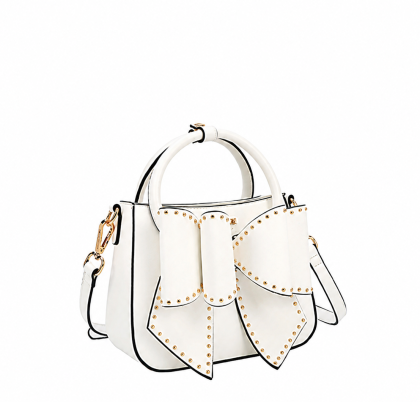 Nicole Lee Чанта Ribbon White, P17620