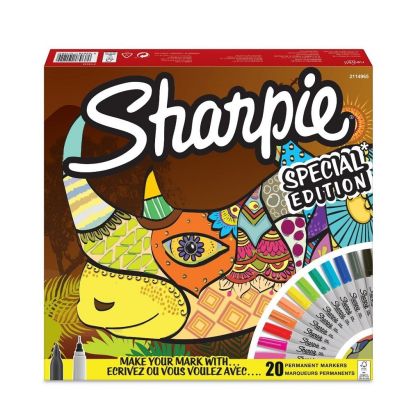 Sharpie к-т перманентни маркери Rhino 20 цвята, 2110122