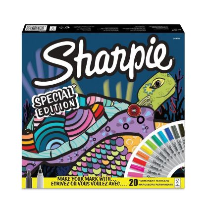 Sharpie к-т перманентни маркери Tortoise 20 цвята, 2115767
