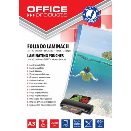 Office Product фолио за ламиниране А3 - 80 микрона