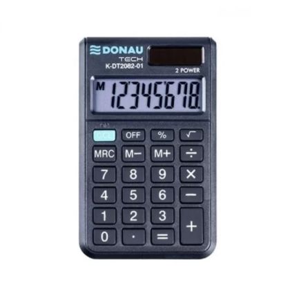 Donau джобен калкулатор Tech 2082, черен