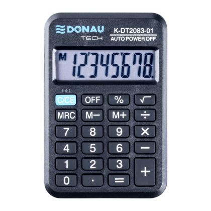 Donau джобен калкулатор Tech 2083, черен
