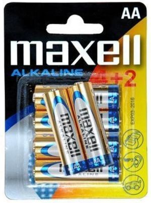 Maxell алкална батерия 1.5V LR6, AA