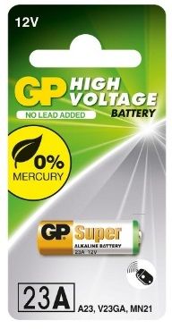 GP High Voltage алкална батерия 12V LR23, 23А