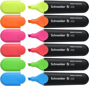 Schneider текстмаркер Job Neon, зелен